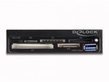 Delock 3.5″ SuperSpeed USB Card Reader 6 Slots + 1 x USB Typ-A Buchse