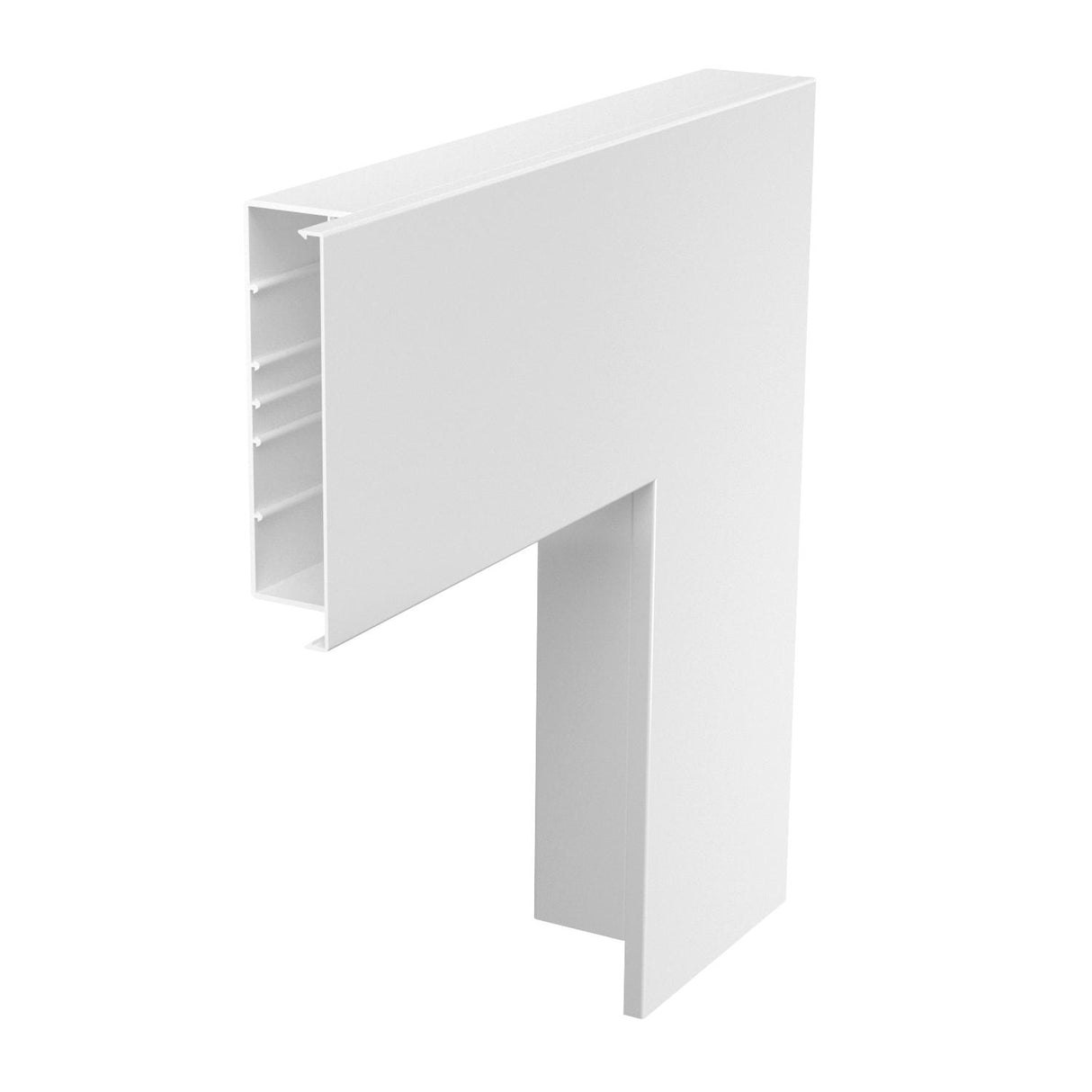 BETTERMANN Flachwinkel LF-K UT/OT Kst WDK F80210RW 210x80mm unbeh rws RAL9010