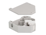 Delock Hutschienenadapter mit Keystone IEC Buchse zu Terminalblock