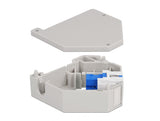 Delock Hutschienenadapter mit Keystone SC Simplex Buchse zu SC Simplex Buchse blau