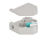 Delock Hutschienenadapter mit Keystone SC Simplex Buchse zu SC Simplex Buchse aqua
