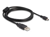 Delock Kabel USB 2.0 Typ-A Stecker > USB 2.0 Mini-B Stecker 1,5 m schwarz