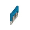 PHOENIX Querverbinder 10p bl steckb isol FBS 10-3,5 BU 17,5A m.Berühr.schutz