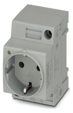 PHOENIX Steckdose REG 250V/AC 16A Typ_CF EO-CF/UT/LED m.KontrLeuchte 2,5TE 60mm