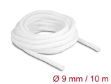 Delock Geflechtschlauch selbstschließend 10 m x 9 mm weiß