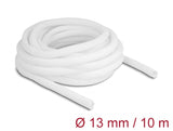 Delock Geflechtschlauch selbstschließend 10 m x 13 mm weiß