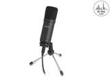 Delock Professionelles USB Kondensator Mikrofon 24 Bit / 192 kHz für PC und Notebook