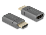 Delock HDMI Adapter Stecker zu Buchse 8K 60 Hz magnetisch