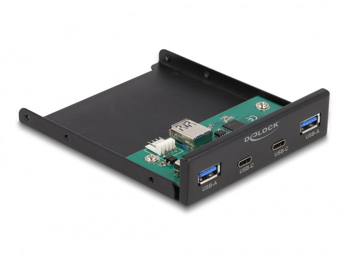 Delock Front Panel 3.5″ USB 5 Gbps 2 x USB Type-C™ + 2 x USB Typ-A