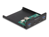 Delock Front Panel 3.5″ USB 5 Gbps 2 x USB Type-C™ + 2 x USB Typ-A