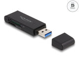 Delock Card Reader SuperSpeed USB 5 Gbps für SD und Micro SD Speicherkarten