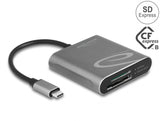 Delock USB Type-C™ Card Reader für SD Express und CFexpress Speicherkarten