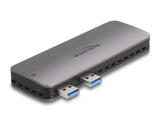 Delock USB 3.2 Gen 2 Gehäuse für PlayStation®5 mit M.2 NVMe Slot - werkzeugfrei