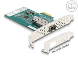 Delock PCI Express x1 Netzwerkkarte Gigabit LAN 1 x SFP i210