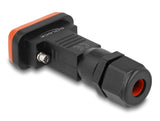Delock D-Sub 9 Pin Stecker mit Gehäuse IP67 wasserfest