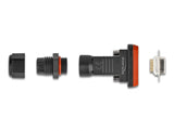 Delock D-Sub 9 Pin Buchse mit Gehäuse IP67 wasserfest