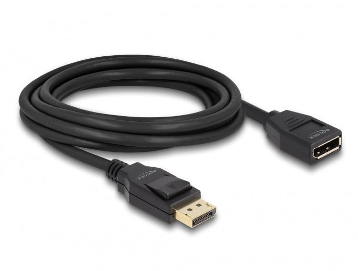 Delock DisplayPort 1.2 Verlängerungskabel 4K 60 Hz 3 m