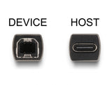 Delock USB 2.0 Adapter USB Type-C™ Buchse zu Typ-B Stecker