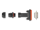 Delock D-Sub HD 26 Pin Buchse mit Gehäuse IP67 wasserfest
