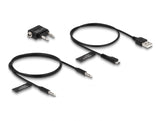 Delock Bluetooth 5.0 Kopfhörer Over-Ear faltbar mit integriertem Mikrofon und intensivem Bass, bis zu 20 Stunden Laufzeit
