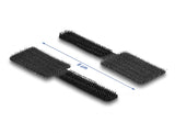 Delock Mini Klett-Kabelhalter L 90 mm x B 24 mm selbstklebend 10 Stück schwarz