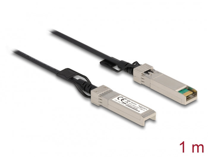 Delock Kabel Twinax SFP+ Stecker zu SFP+ Stecker 1 m