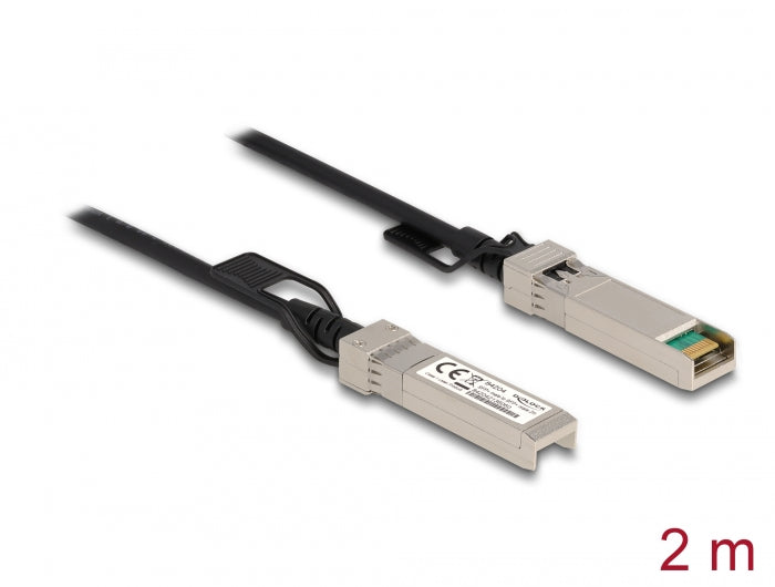 Delock Kabel Twinax SFP+ Stecker zu SFP+ Stecker 2 m