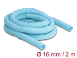 Delock Gewebeschlauch selbstschließend hitzebeständig 2 m x 16 mm blau