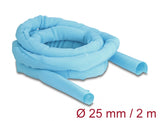 Delock Gewebeschlauch selbstschließend hitzebeständig 2 m x 25 mm blau