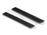 Delock Strapazierfähiges Klettband mit Haft- und Flauschband L 15 m x B 25 mm schwarz