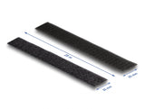 Delock Strapazierfähiges Klettband mit Haft- und Flauschband L 25 m x B 25 mm schwarz
