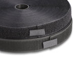 Delock Strapazierfähiges Klettband mit Haft- und Flauschband L 25 m x B 25 mm schwarz