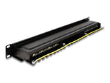 Delock 19″ Patchpanel 16 Port Cat.6A 1 HE schwarz