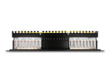 Delock 19″ Patchpanel 16 Port Cat.6A 1 HE schwarz