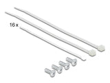 Delock 19″ Patchpanel 16 Port Cat.6A 1 HE grau