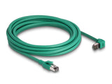 Delock RJ45 Netzwerkkabel PROFINET SF/UTP 90° gewinkelt 5 m grün