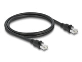 Delock Netzwerkkabel RJ45 Cat.6A F/UTP mit innerem Metallmantel 1 m