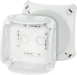 HENSEL Abzweigdose IP66 4qmm quadrat Kst DK 0400 G 104x104x70mm Wand/Decke hfr