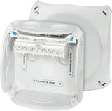 HENSEL Klemmenkasten 6qmm 5f Kst AP IP66 DK 0606 G 130x130x77mm hfr