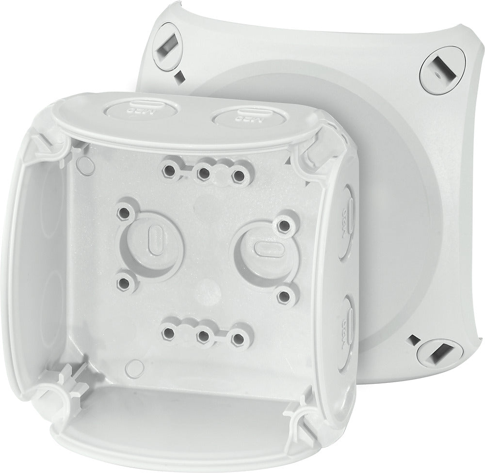 HENSEL Abzweigdose IP66/IP67/IP69 Kst KF 0200 G 93x93x62mm quadrat Wand/Decke