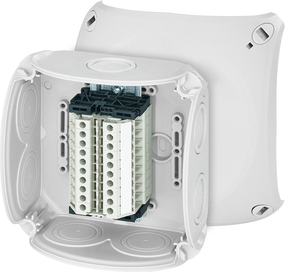 HENSEL Klemmenkasten 4qmm 10f Kst AP RK 0610 T 130x130x77mm IP66