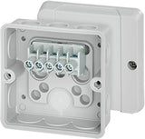 HENSEL Klemmenkasten 2,5qmm 5f Kst AP DE 9325 88x88x47mm IP55 hfr