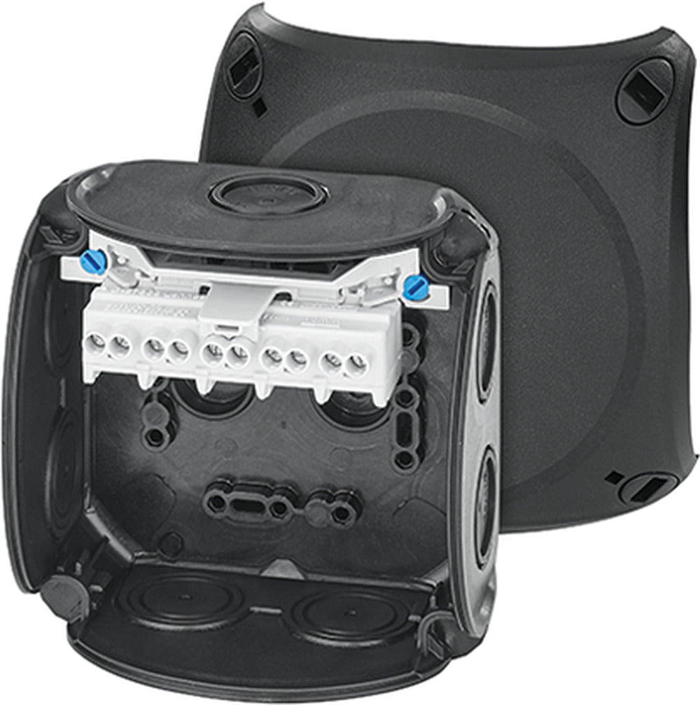 HENSEL Abzweigdose Schraubkl IP66 4qmm DK 0404 B 104x104x70mm quadrat Kst hfr
