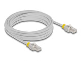 Delock Netzwerkkabel RJ45 Cat.6A S/FTP mit farbigen Clips 5 m