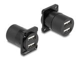 Delock D-Typ Modul USB 2.0 Typ-A 2 x Buchse zu 2 x Buchse