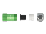Delock Kabelverschraubung 6,4 mm mit Zugentlastung und Biegeschutz, staub- und wasserdichtes Gehäuse (IP67) aus Aluminium