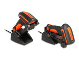 Delock Industrie Barcode Scanner 1D und 2D für 2,4 GHz oder Bluetooth mit induktiver Ladestation