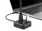 Delock USB 3.2 Gen 2 USB Type-C™ Hub mit 4 x USB Typ-A Buchse – 10 Gbps