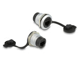 Delock RJ45 Cat.6 Einbaubuchse mit Staubschutzkappe