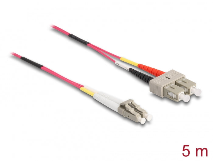 Delock Kabel Lichtwellenleiter LC > SC Multimode OM4 5 m